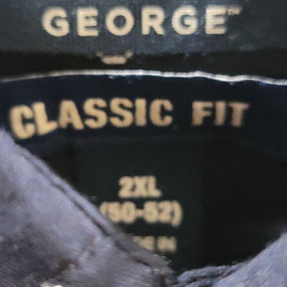 George Size 2XL Classic Fit Men Shirt - Picture 3 of 9